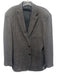 Billy Reid Gray & Blue Wool Blend Herringbone Patch Pocket 2 Button Men's Blazer Gray & Blue / 44r