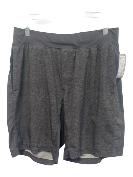 Lululemon AS IS Size L Gray Synthetic Micro Athleisure Men's Shorts Gray / L