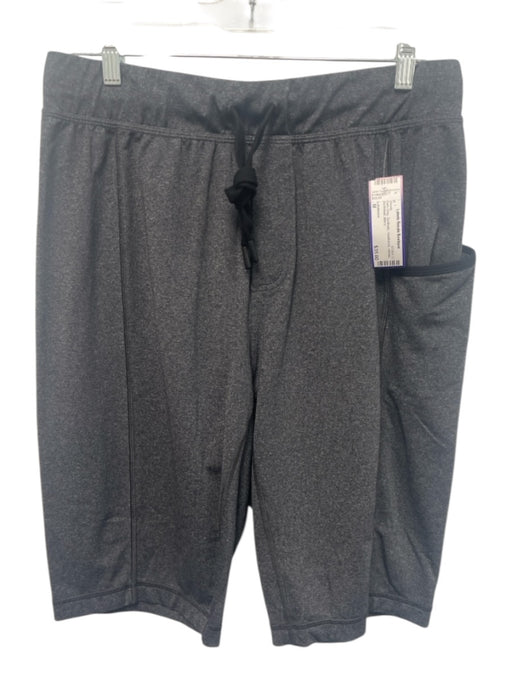 Lululemon Size M Dark Gray Synthetic Heathered Athletic Men's Shorts Dark Gray / M