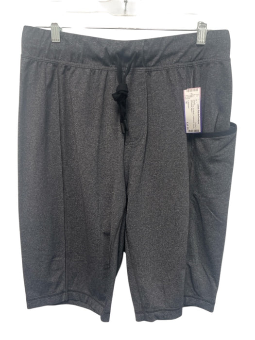 Lululemon Size M Dark Gray Synthetic Heathered Athletic Men's Shorts Dark Gray / M
