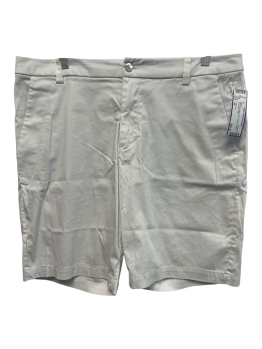Lululemon Size 34 White Synthetic Solid Khakis Men's Shorts White / 34