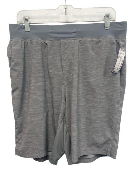 Lululemon Size Est L Gray Synthetic Heathered Athleisure Men's Shorts Gray / Est L