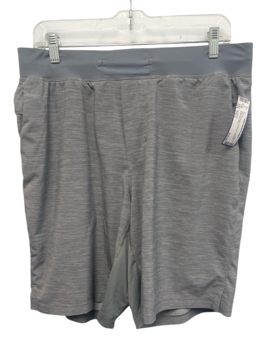 Lululemon Size Est L Gray Synthetic Heathered Athleisure Men's Shorts Gray / Est L