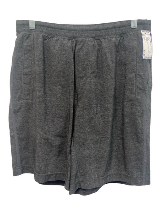 Lululemon Size L Dark Gray Synthetic Static Athletic Men's Shorts Dark Gray / L