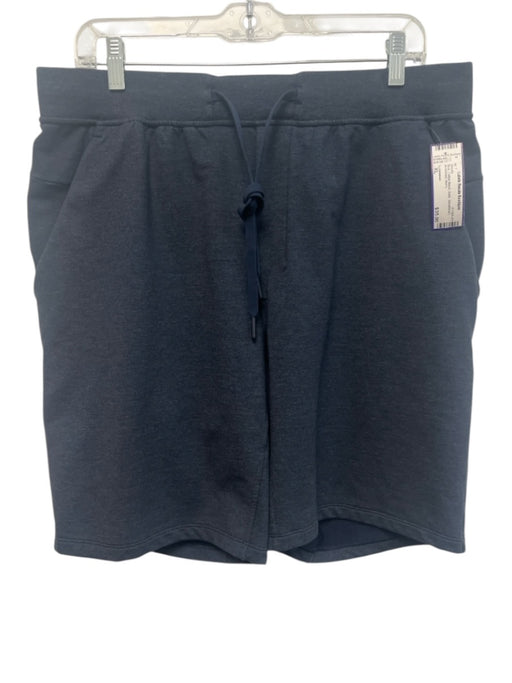Lululemon Size XL Blue Cotton Blend Solid Sweatshort Men's Shorts Blue / XL