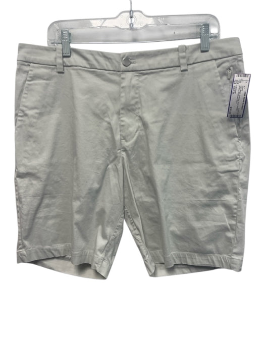 Lululemon Size Est 34 Light Beige Synthetic Solid Athletic Khakis Men's Shorts Light Beige / Est 34