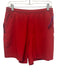 Lululemon Size Est L Red Synthetic Solid Athletic Men's Shorts Red / Est L