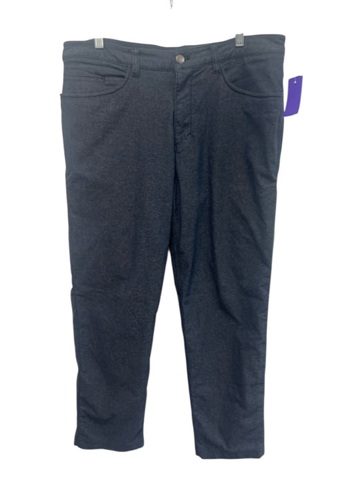 Lululemon Size 34 Blue Synthetic Solid Khaki Athleisure Men's Pants Blue / 34