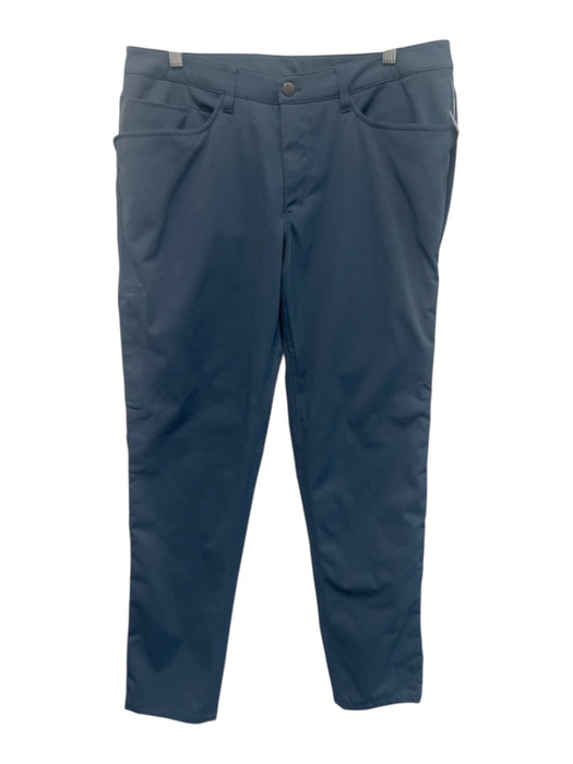Lululemon Size 34 Blue Synthetic Solid Khaki Athleisure Men's Pants Blue / 34