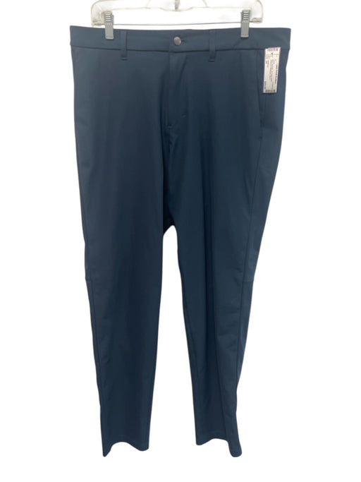 Lululemon Size 34 Blue Synthetic Solid Khaki Athleisure Men's Pants Blue / 34