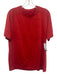 Lululemon Size Est M Red Synthetic Heathered Athletic T Shirt Men's Short Sleeve Red / Est M