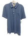 Billy Reid NWT Size L Light blue Cotton Solid Polo Men's Short Sleeve Light blue / L