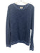 Billy Reid Size L Blue Cotton Striped Crew Neck Sweatshirt Long Sleeve Shirt Blue / L