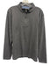 Faherty Size L Dark Gray Cotton Blend Solid Quarter Zip Men's Long Sleeve Shirt Dark Gray / L