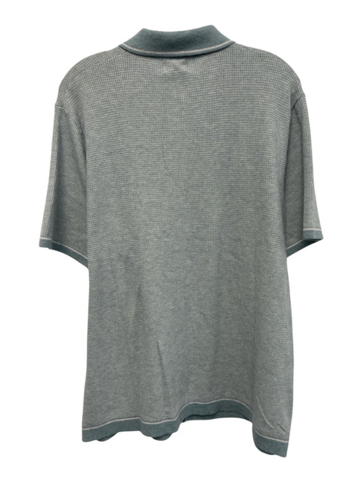 Marine Layer NWT Size L Green Cotton Blend Knit Polo Men's Short Sleeve Green / L