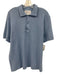 Ministry of Supply Size XXL Light blue Cotton Blend Knit Polo Men's Short Sleeve Light blue / XXL