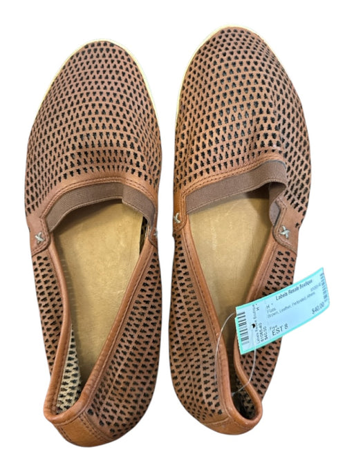Frye Shoe Size EST 8 Brown Leather Perforated Flats Brown / EST 8