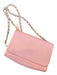 Tory Burch Pink Leather Front Flap Chain Strap Crossbody Bag Pink / S