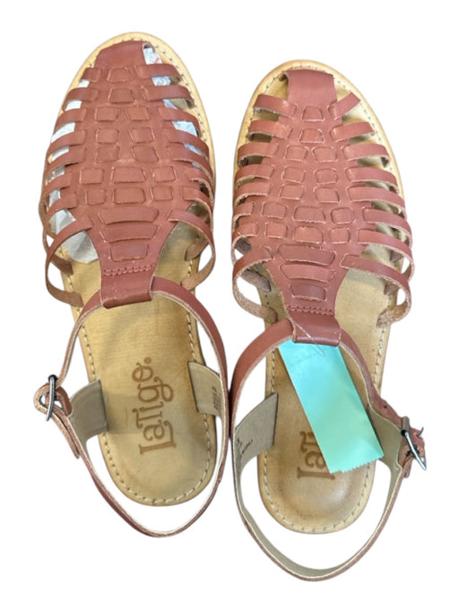 Latigo Shoe Size 8.5 Taupe Leather Side Buckle Fisherman Sandals Taupe / 8.5