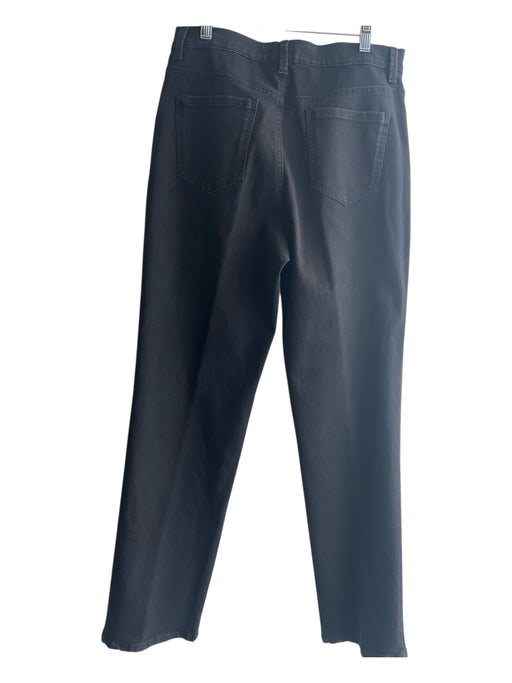 Gloria Vanderbilt Size 12 Black Cotton High Waist jewel detail Zip Fly Jeans Black / 12