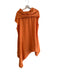 Bryn Walker Size M Orange Linen Drape Knee Length Sleeveless Cowl Neck Dress Orange / M