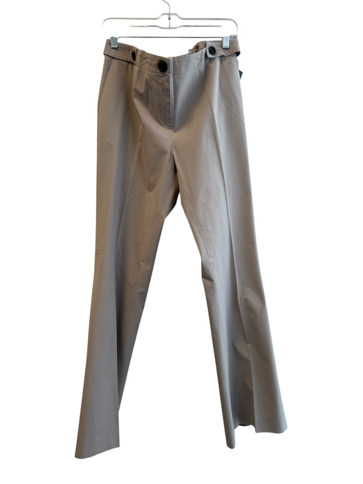 Burberry London Size Est L Tan Acetate Blend Mid Rise Zip Fly Straight Leg Pants Tan / Est L
