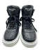 Prada Shoe Size est 9 Black & White Leather High Top Dustbag Inc. Sneakers Black & White / est 9