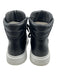 Prada Shoe Size est 9 Black & White Leather High Top Dustbag Inc. Sneakers Black & White / est 9