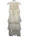 Jonathan Simkhai Size 4 Ivory Polyester Tulle Midi Sleeveless Dress Ivory / 4