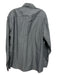 Bugatchi Size L Gray & White Cotton Striped Embroidered Men's Long Sleeve Shirt Gray & White / L