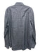 Bugatchi Size Est L Gray Cotton Plaid Button Up Men's Long Sleeve Shirt Gray / Est L