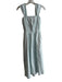 Chelsea 28 Size S Pale Mint Cotton Square Neck Shirred Bodice Sleeveless Dress Pale Mint / S