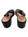Robert Clergerie Shoe Size 37 Black Leather Slingbacks Platform Sandals Black / 37