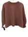 La maille sezane Size S Pink Alpaca Blend Button Front Knit Round Neck Sweater Pink / S