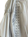 Acler Size 8 White Polyester & Cotton Round Neck Long Balloon Sleeve Dress White / 8
