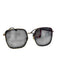 Gucci Gold Metal Square Lens Oversized Sunglasses Gold