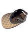 Gucci Brown Polyamid Adjustable Logo Snap Back Baseball Cap Hat Brown / Small