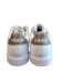 Adidas Shoe Size 9 White Leather Lace Up Sneaker Silver Stripes Sneakers White / 9