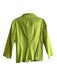 Lafayette 148 Size 2 Green Cotton & Elastane 2-Way Zipper 3/4 Sleeve Jacket Green / 2
