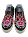 Johnny Was Shoe Size 9 Black & Multi embroidered Floral Platform Slip On Shoes Black & Multi / 9