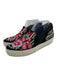 Johnny Was Shoe Size 9 Black & Multi embroidered Floral Platform Slip On Shoes Black & Multi / 9