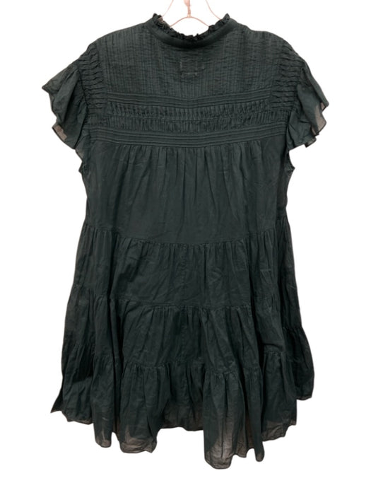 Isabel Marant Etoile Size 36 / Small Green Cotton Pintuck Details Dress Green / 36 / Small