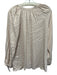 Johnny Was Calme Size Medium Pale Pink Viscose Long Sleeve Shimmer Tassel Top Pale Pink / Medium