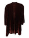 CP Shades Size Small Maroon Red Rayon Blend Long Sleeve Velvet Pintuck Dress Maroon Red / Small