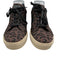 Greats Shoe Size 9 Brown & Black Textile Round Toe Leopard Lace Up Sneakers Brown & Black / 9
