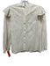Love Shack Fancy Size XS White Cotton Eyelets Button Back Long Sleeve Top White / XS