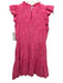 Willa Story Size XS Pink Cotton Keyhole Back Sleeveless Mini Zip Close Dress Pink / XS