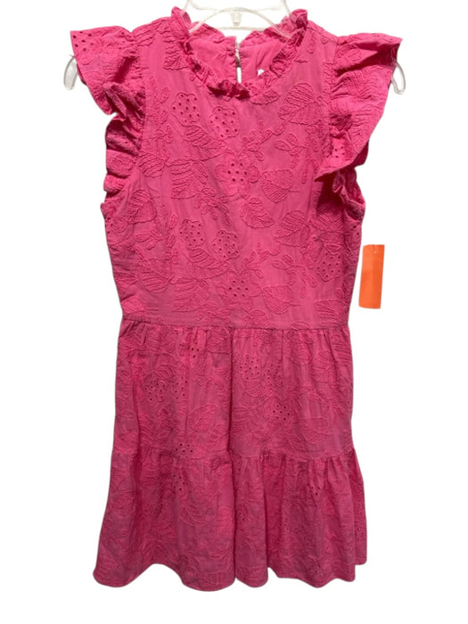 Willa Story Size XS Pink Cotton Keyhole Back Sleeveless Mini Zip Close Dress Pink / XS