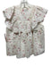 Sea New York Size 0 White & Pink Cotton Round Neck Sleeveless Floral Eyelet Top White & Pink / 0