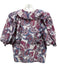 Magali Pascal Size XS White, Blue & Red Cotton Blend ruffles lace up Top White, Blue & Red / XS